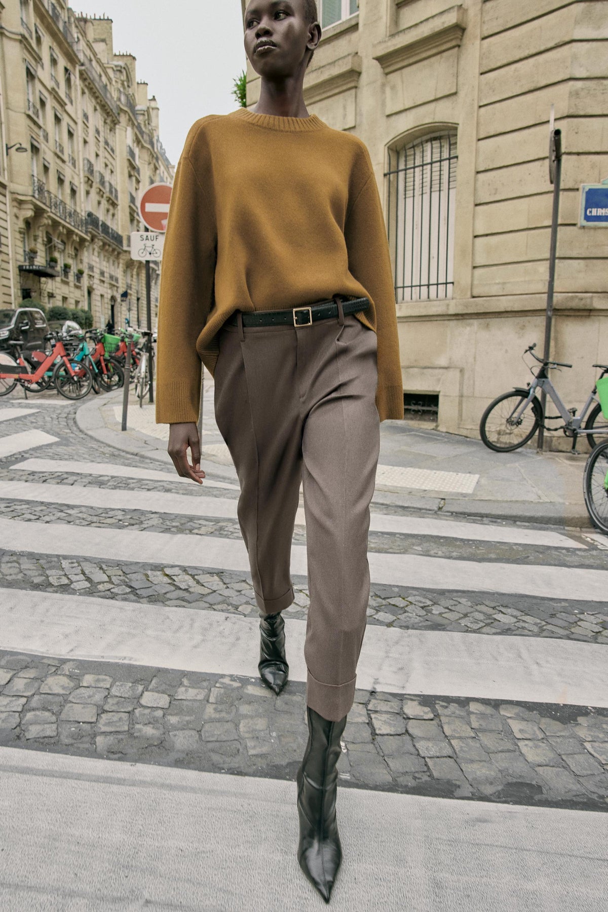 Turn-up Hem Trousers