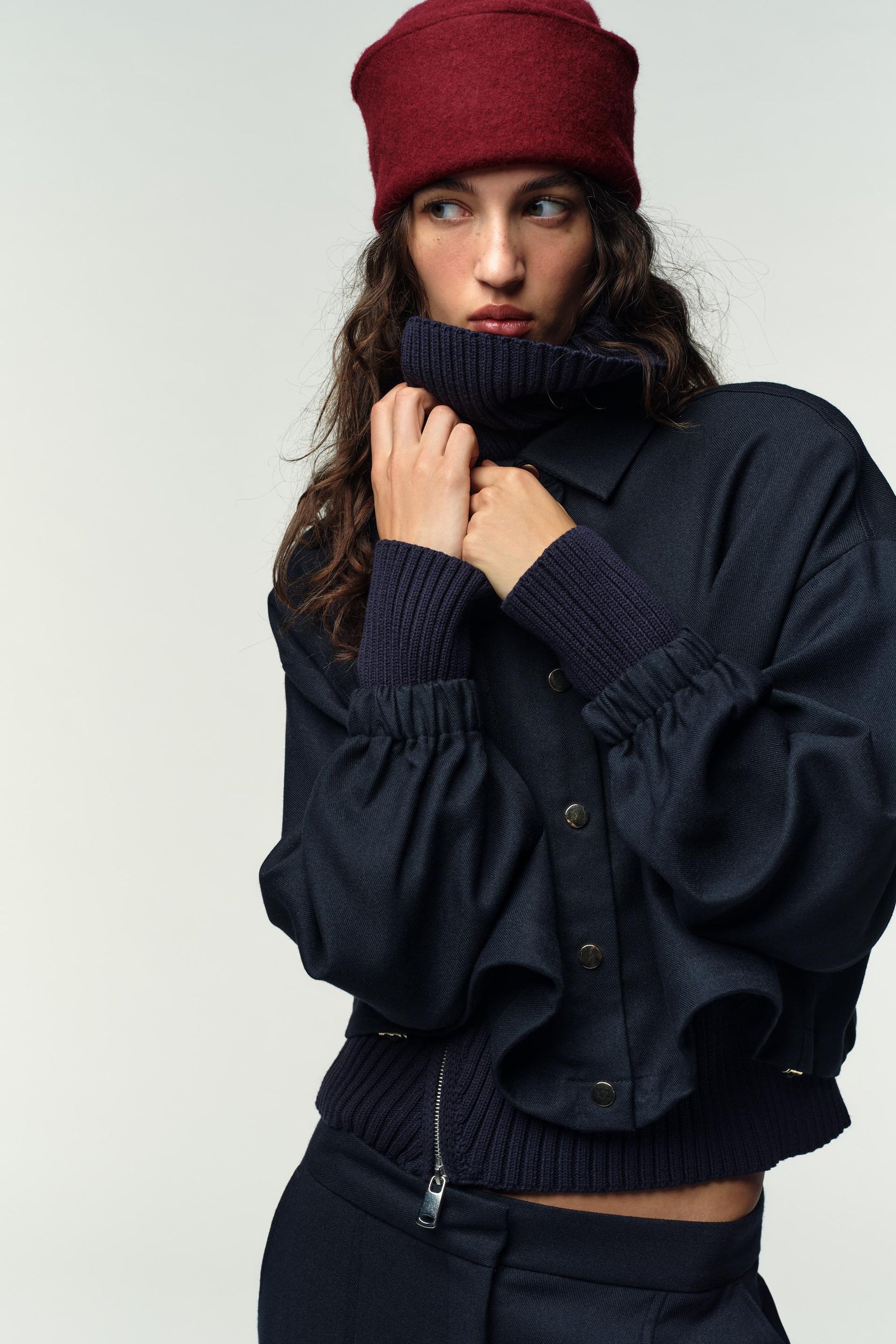 BALLOON BOMBER JACKET