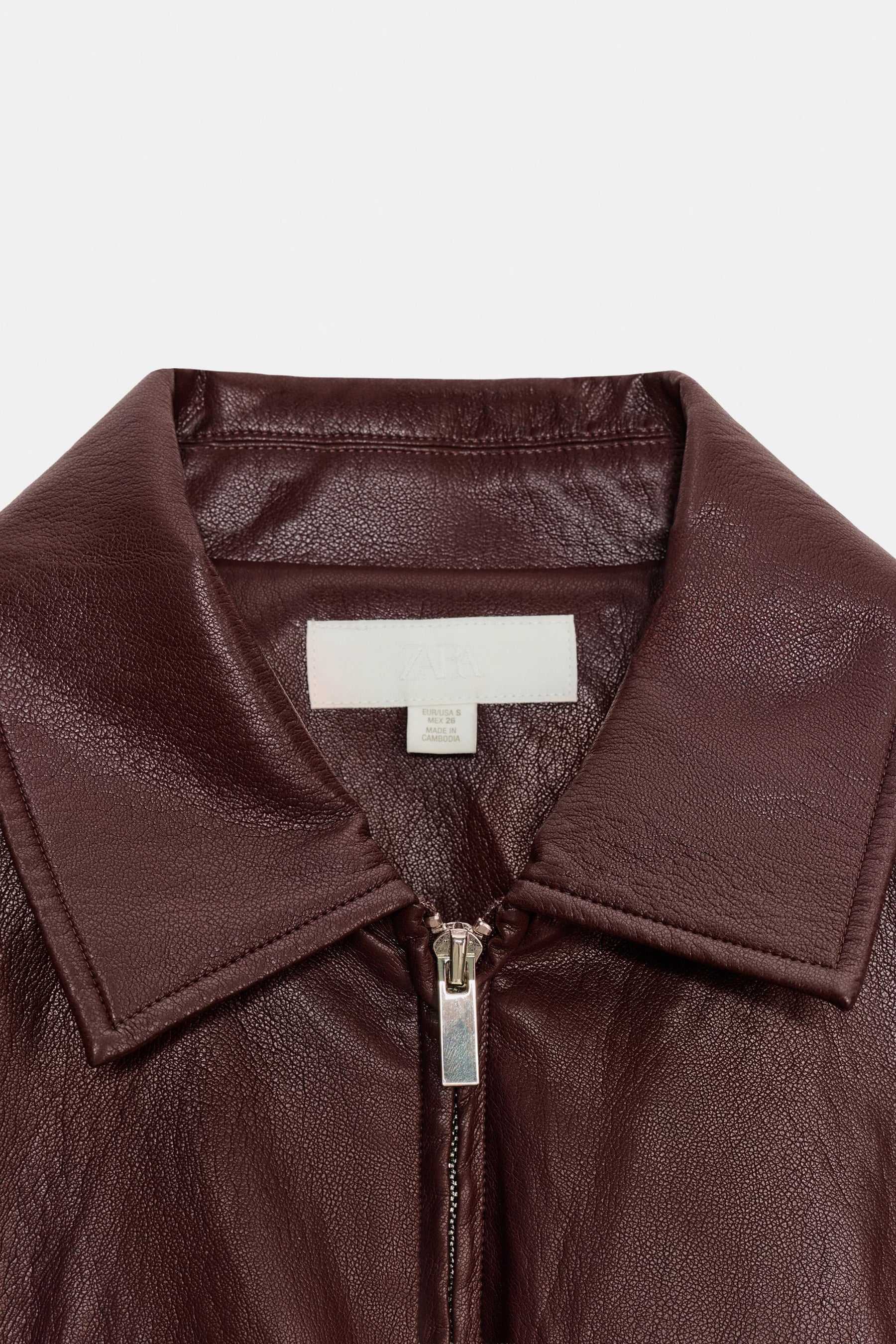 Faux Leather Jacket