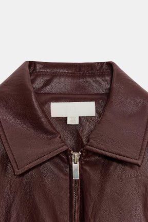 Faux Leather Jacket