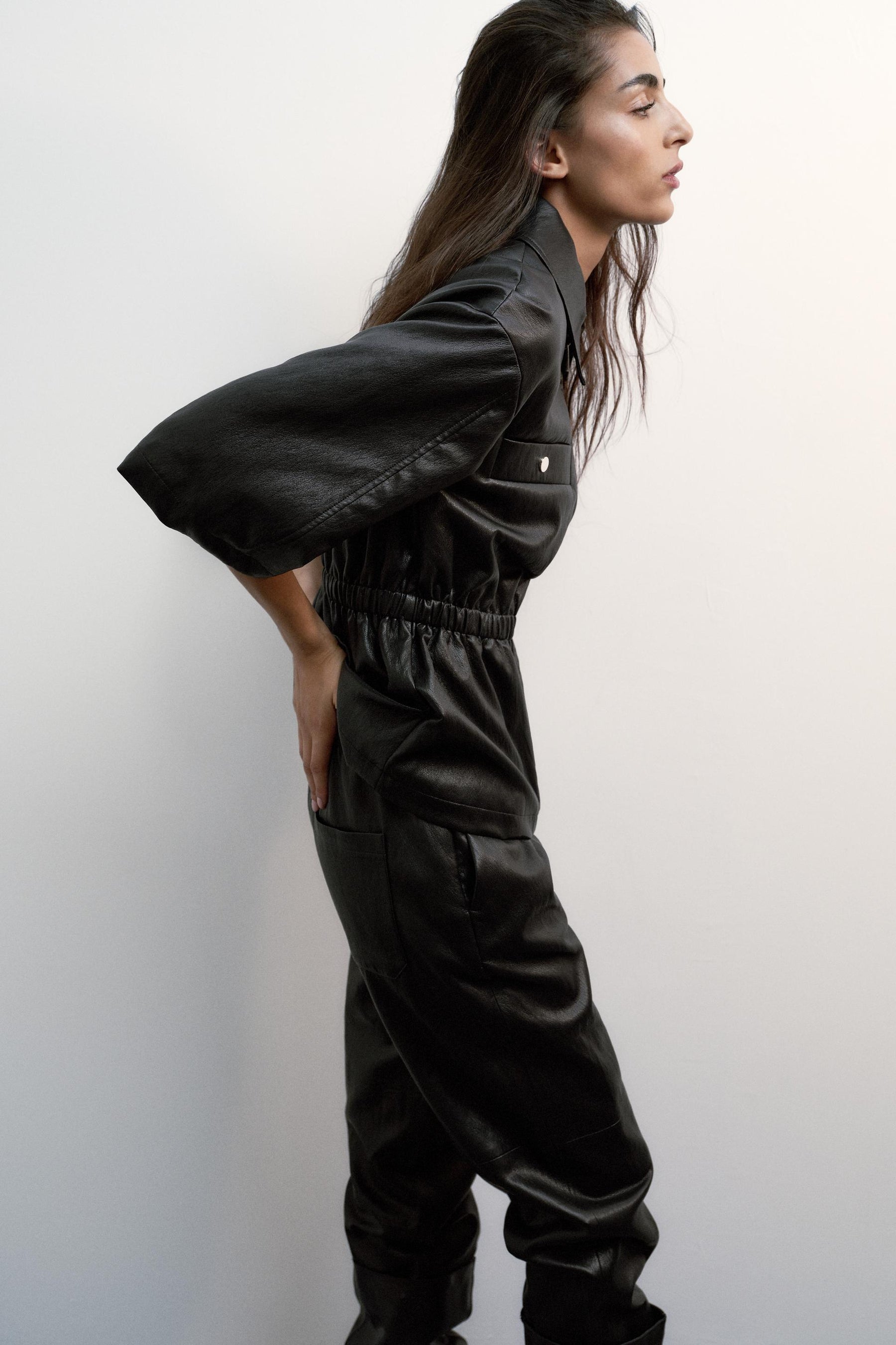 FAUX LEATHER JACKET - Image 4