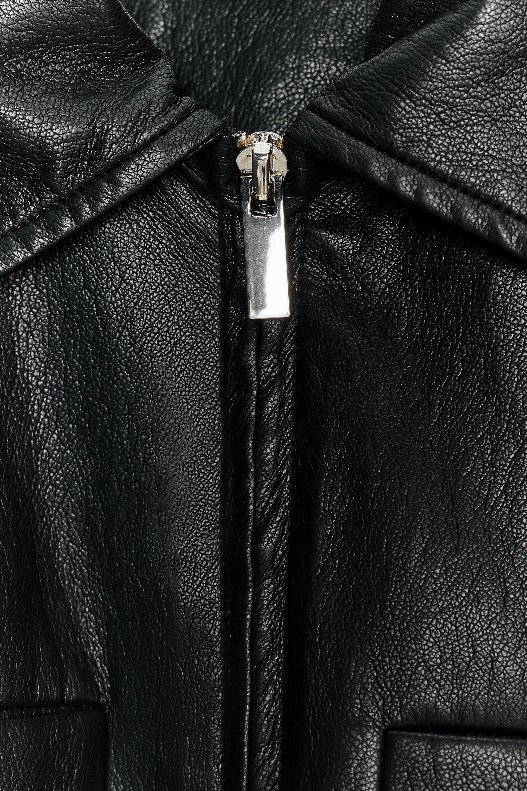 FAUX LEATHER JACKET - Image 6