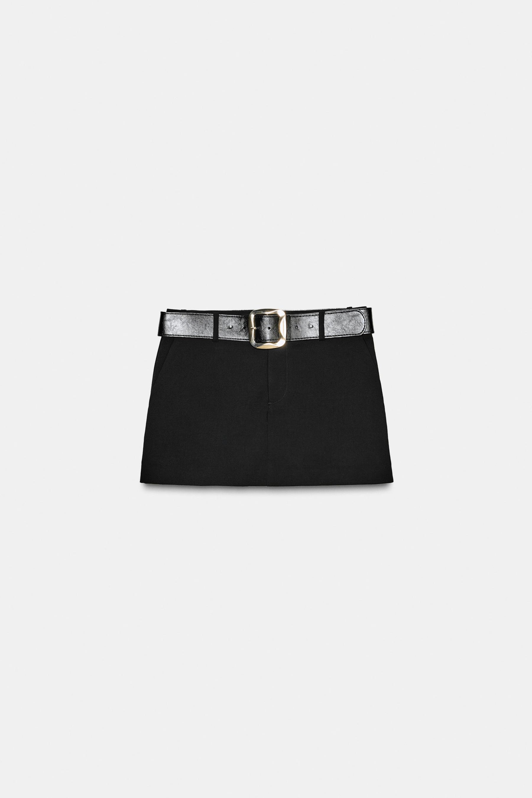 Belted Skort