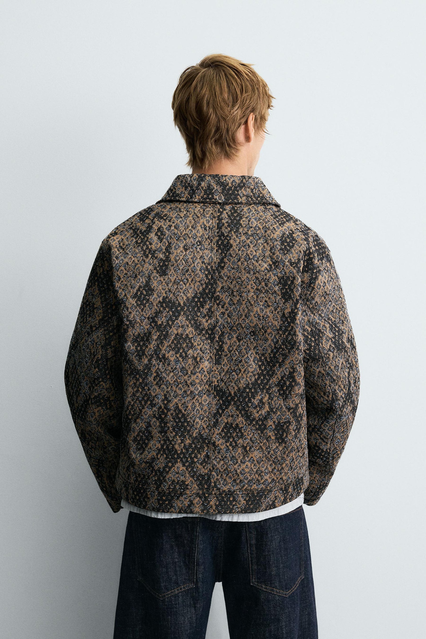 JACQUARD TEXTURED JACKET - Image 3