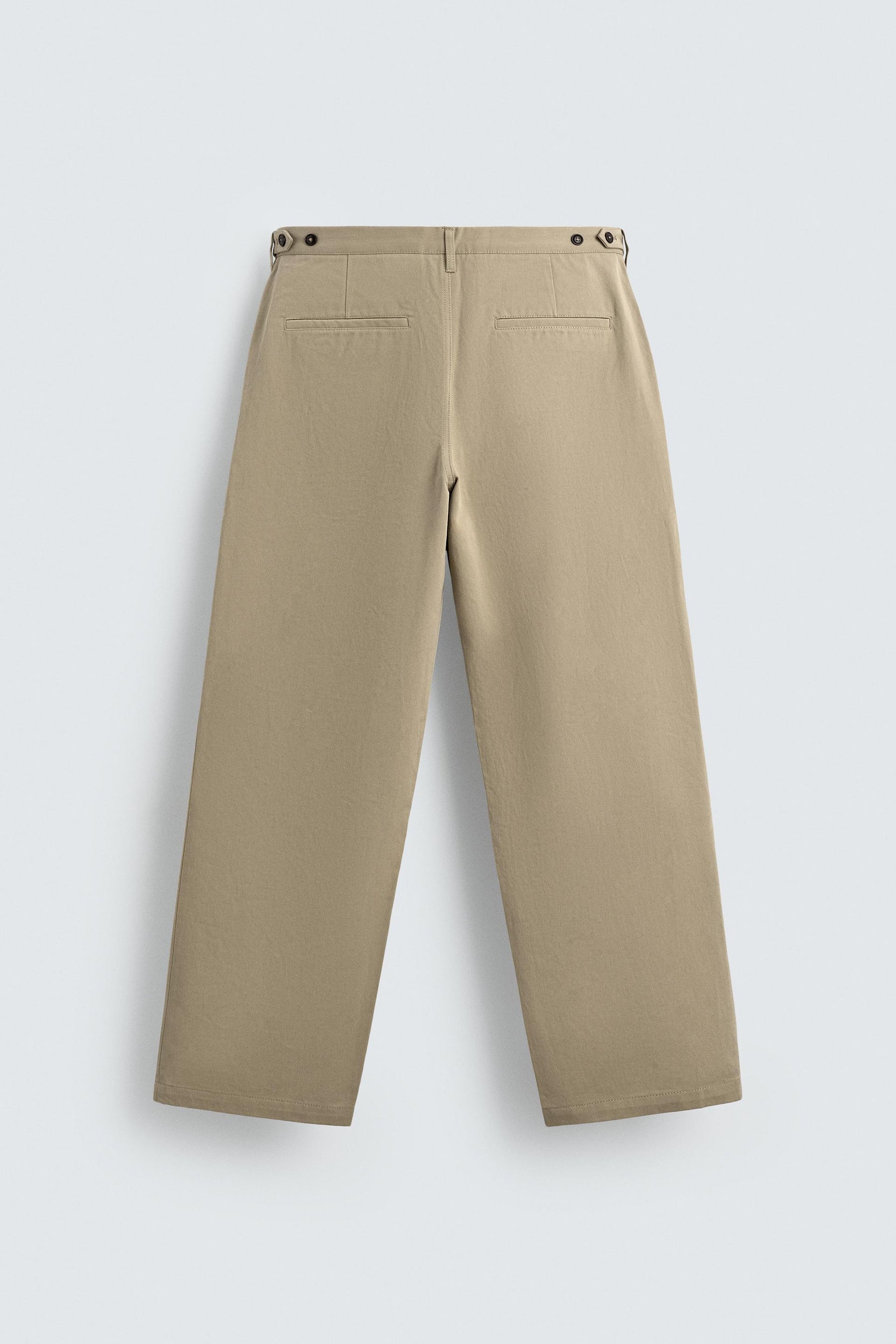STRAIGHT-LEG CHINO TROUSERS - Image 8