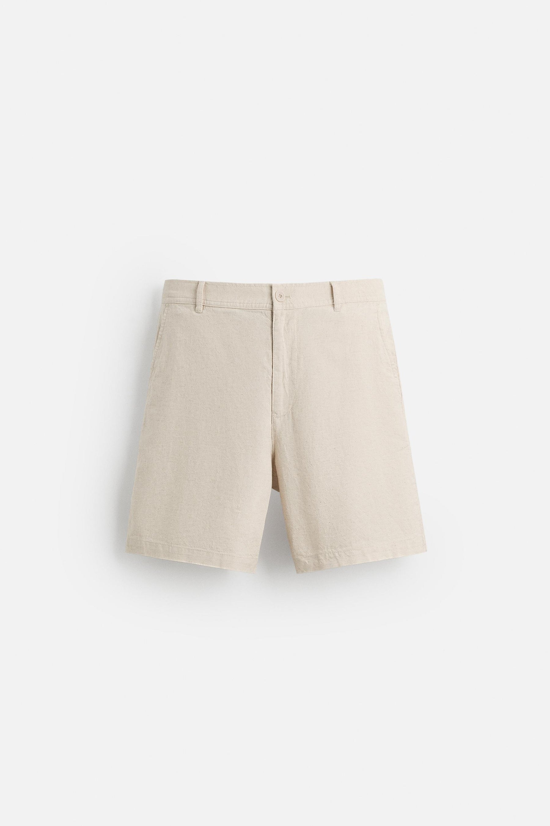 COTTON/LINEN BERMUDA SHORTS - Image 6