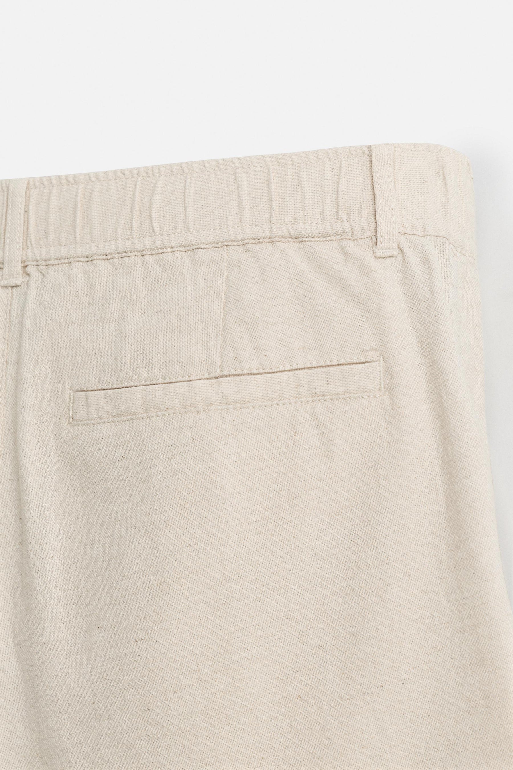 COTTON/LINEN BERMUDA SHORTS - Image 9