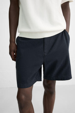 COTTON/LINEN BERMUDA SHORTS - Image 6