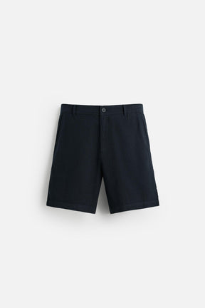 COTTON/LINEN BERMUDA SHORTS - Image 7