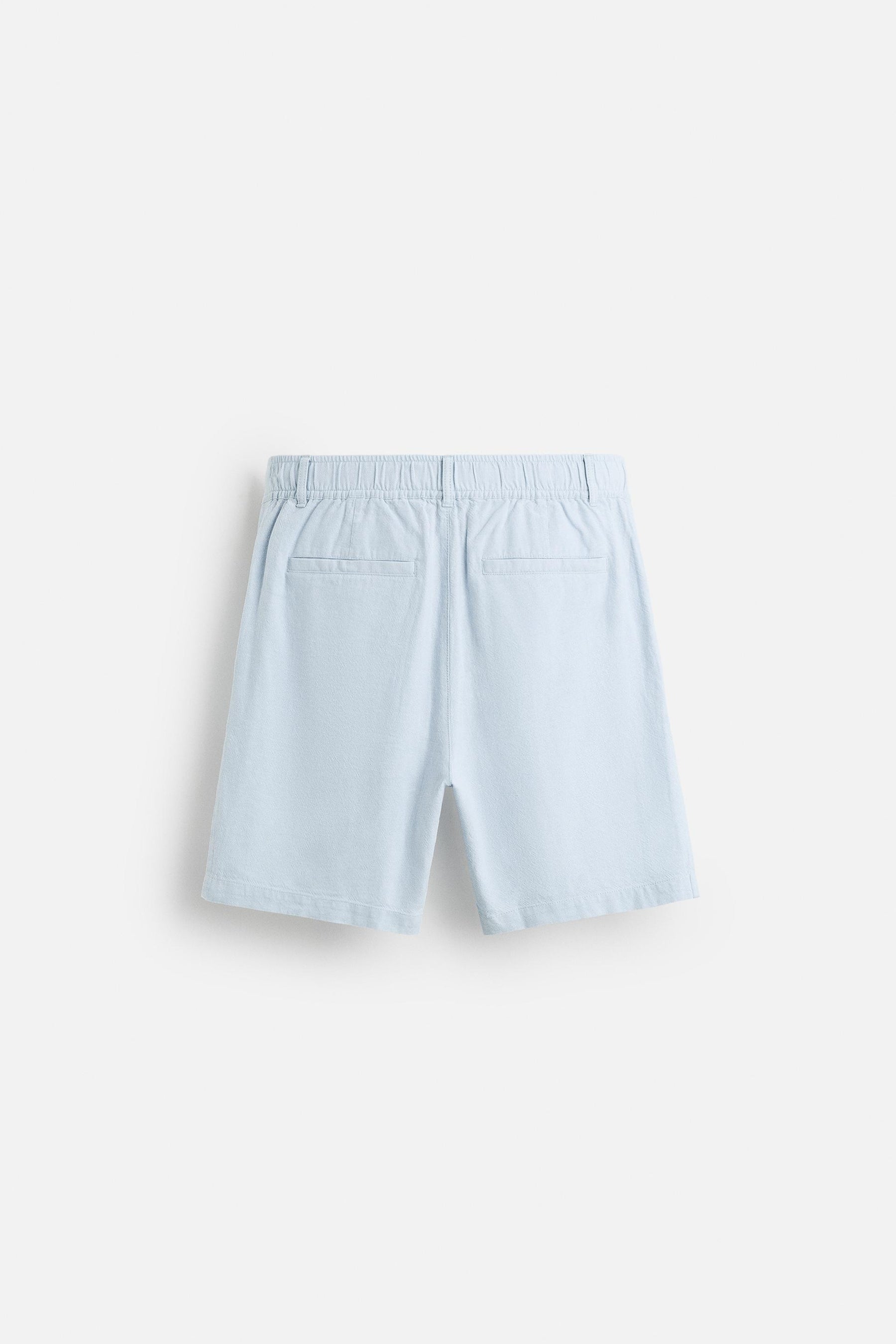 COTTON/LINEN BERMUDA SHORTS - Image 7