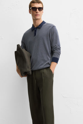 RELAXED FIT LYOCELL TROUSERS - Image 5
