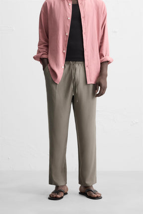 RELAXED FIT FLOWING TROUSERS - Image 2
