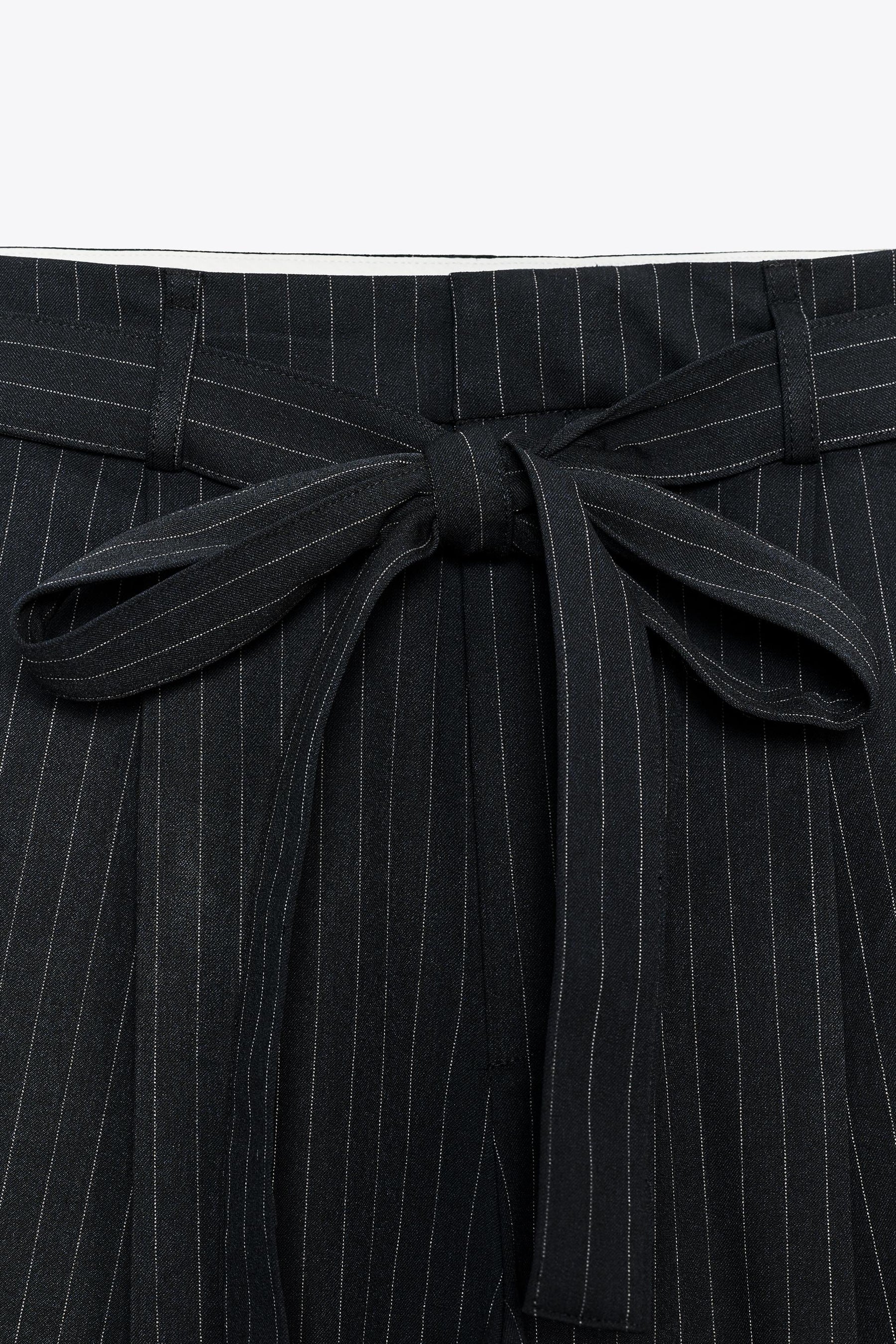 Pleated Trousers with Belt