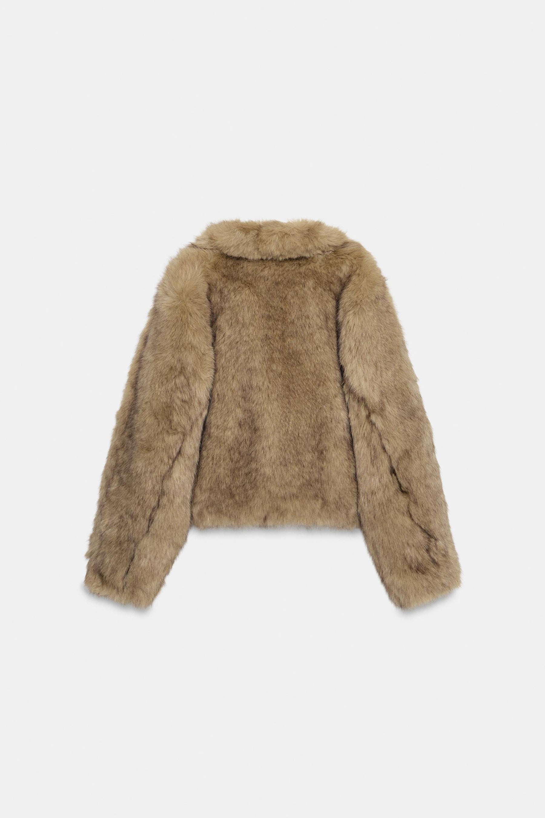 SHORT FAUX FUR COAT - Image 6