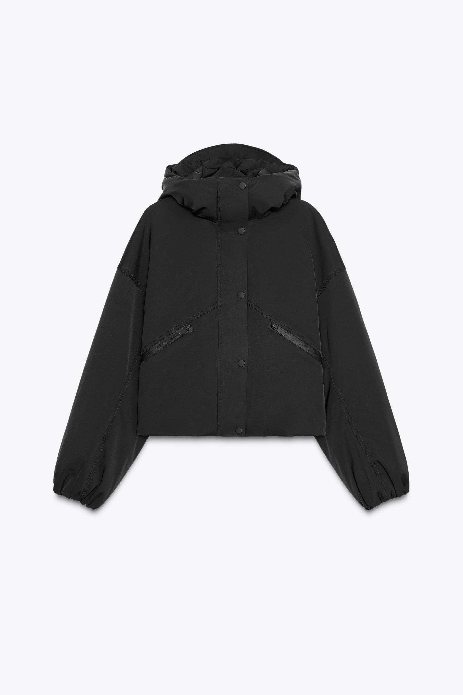 WATER-REPELLENT WINDPROOF HOODED ANORAK - Image 6