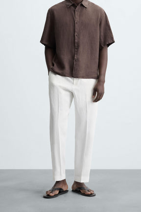 100% LINEN TROUSERS - Image 2