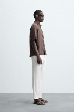 100% LINEN TROUSERS - Image 4