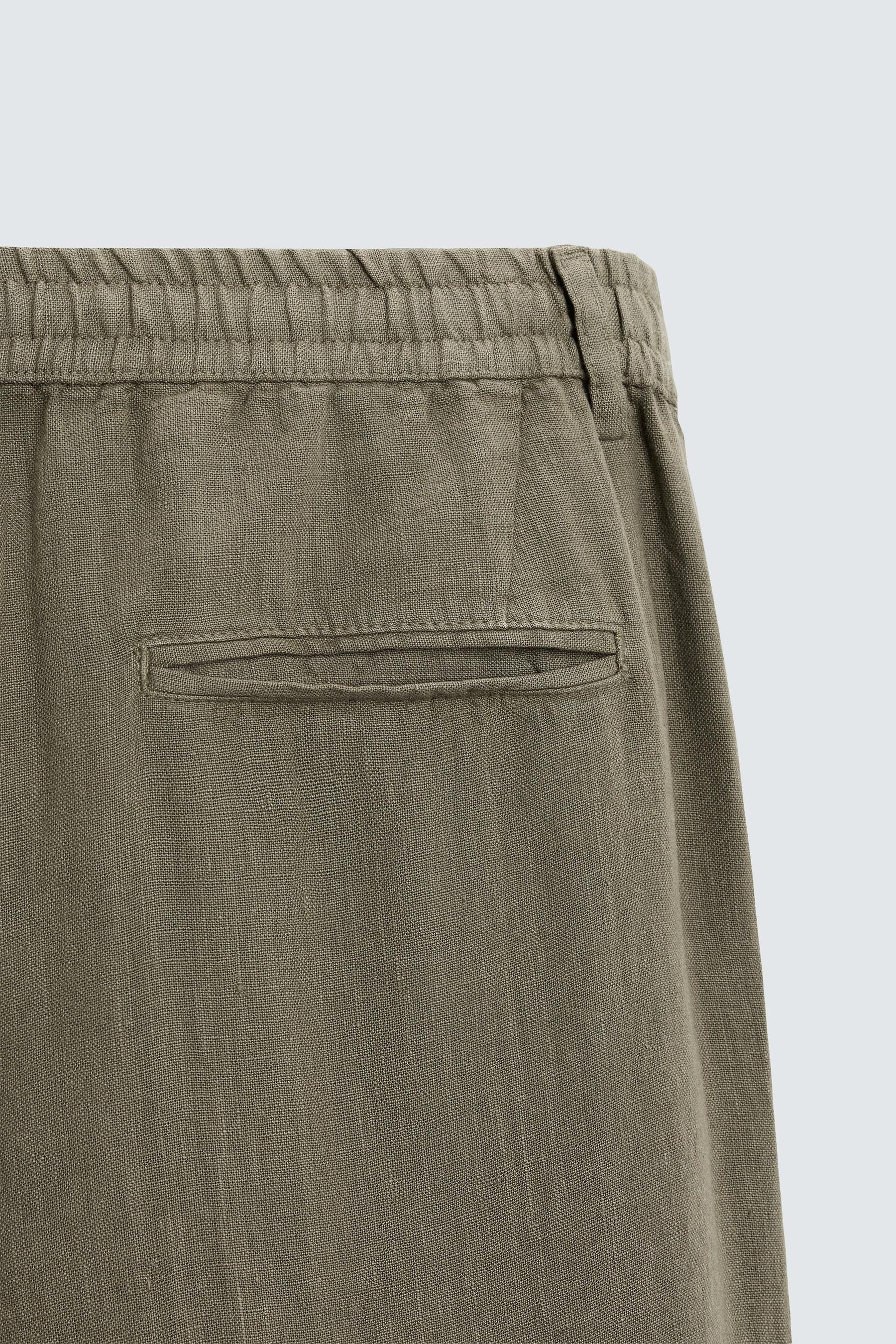 100% LINEN TROUSERS - Image 8