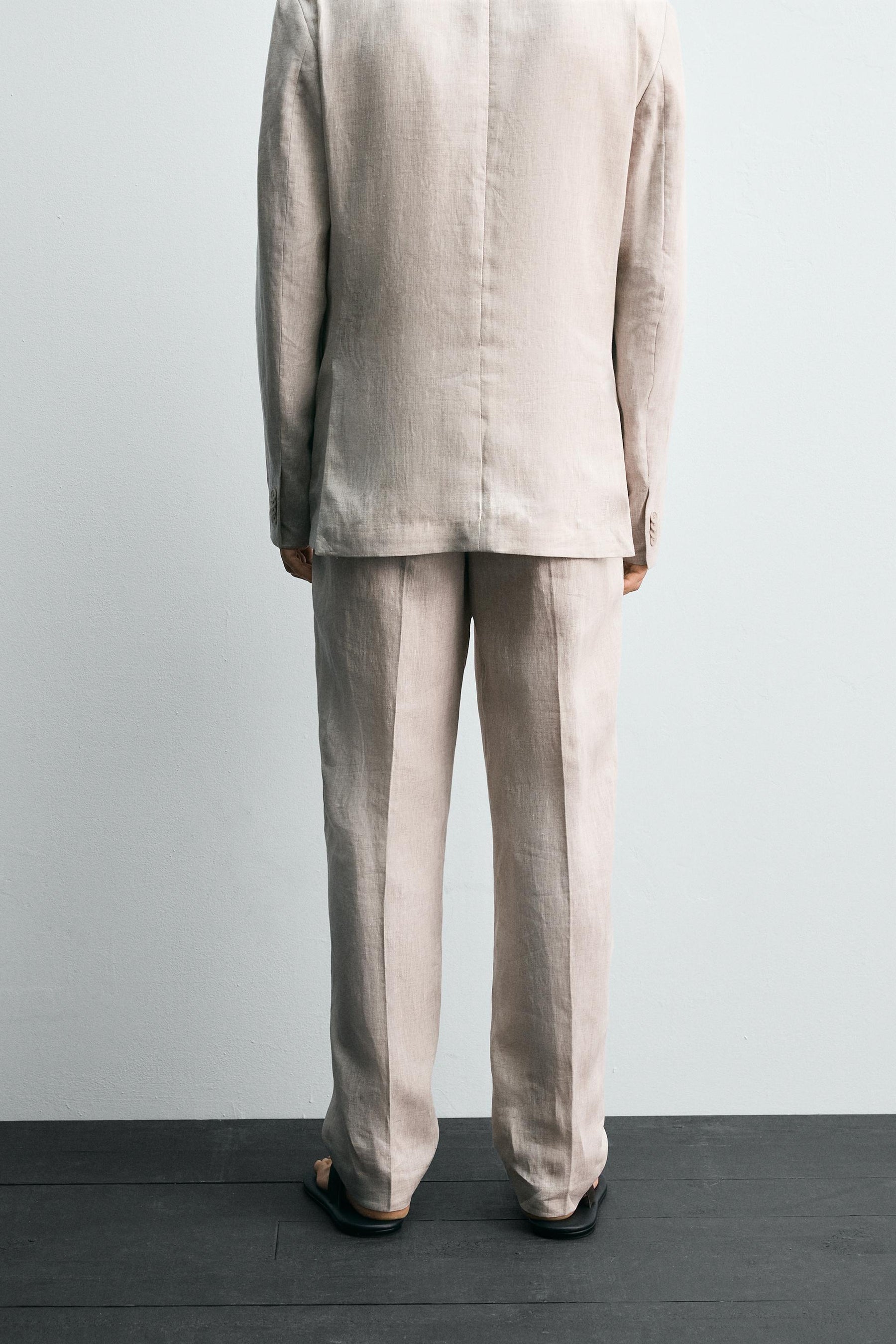 100% LINEN SUIT TROUSERS - Image 3