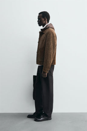 BRUSHED SUEDE LEATHER JACKET - Image 4