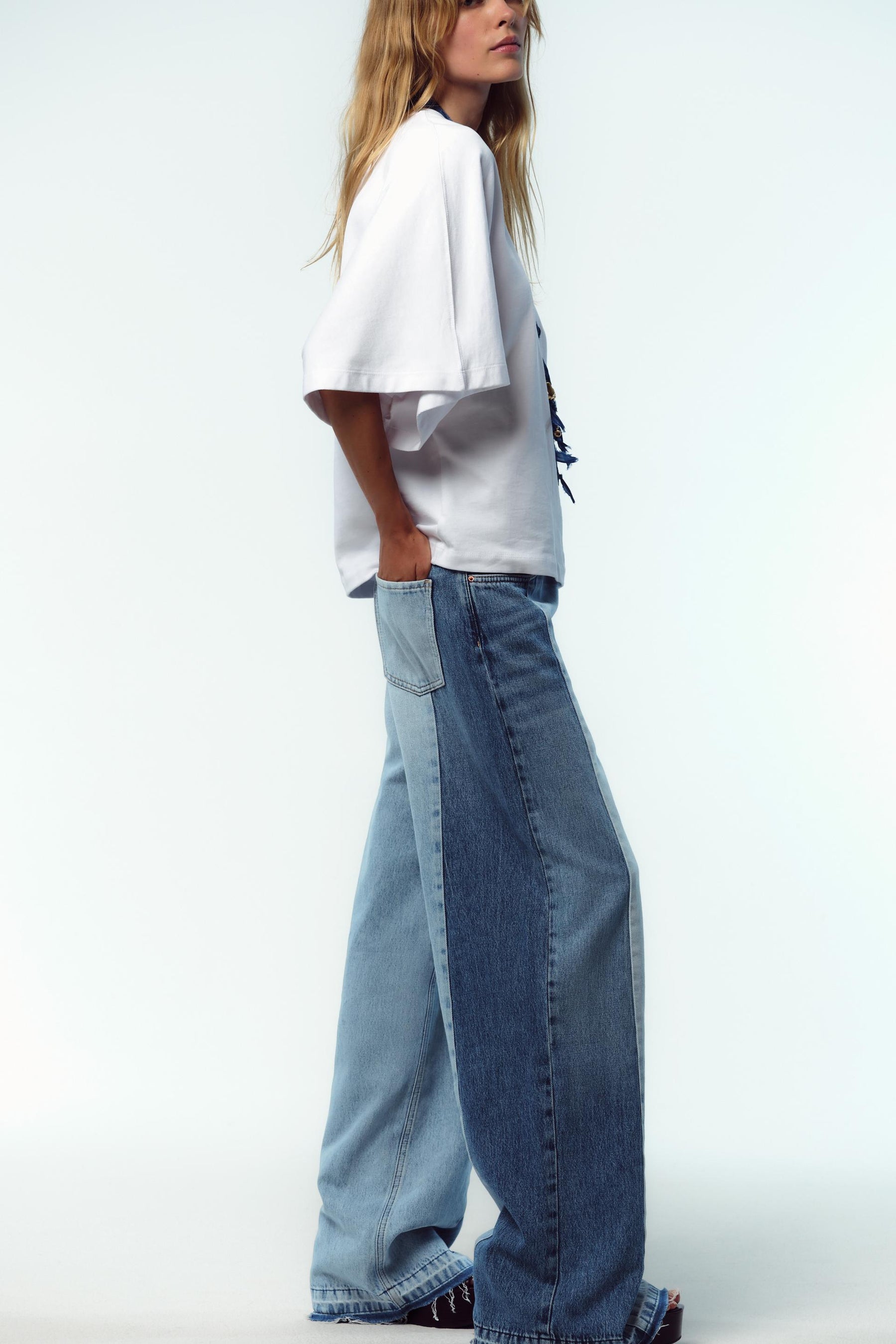 Washed Cap Sleeve Shirt