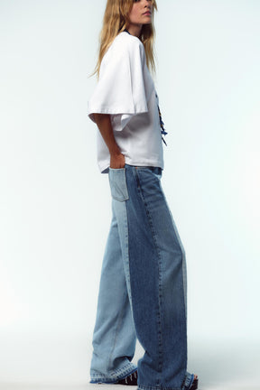 Washed Cap Sleeve Shirt