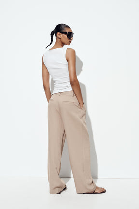 Pleated Asymmetric T-Shirt