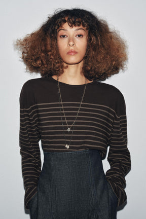 STRIPED LONG-SLEEVE SHIRT