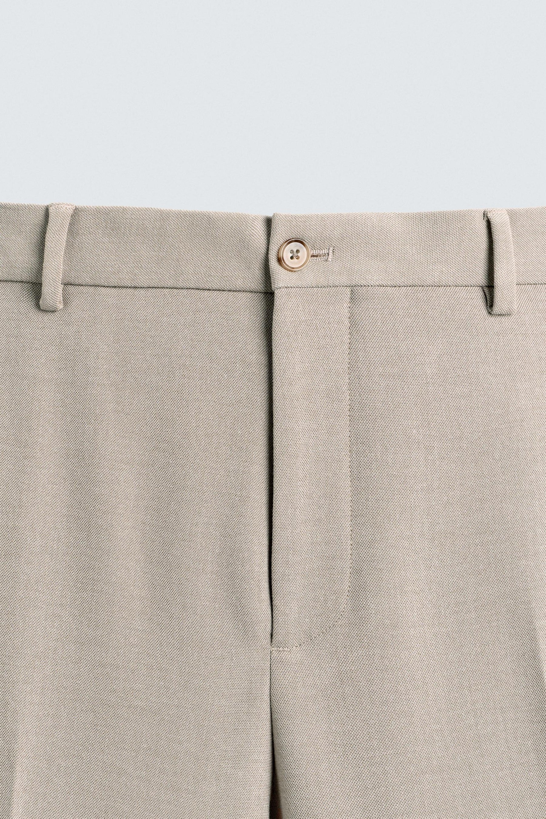 SLIM FIT SUIT TROUSERS - Image 7