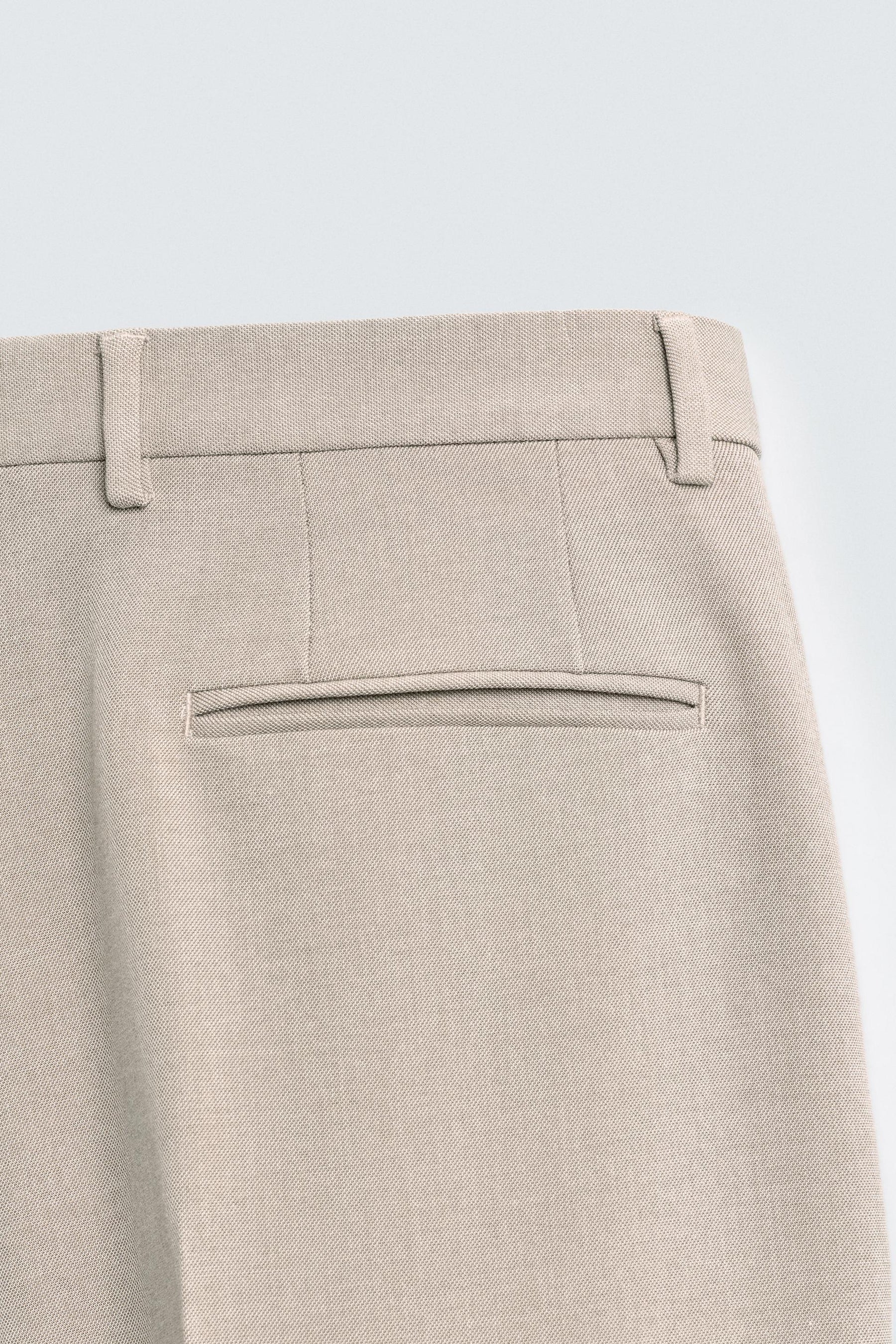 SLIM FIT SUIT TROUSERS - Image 8