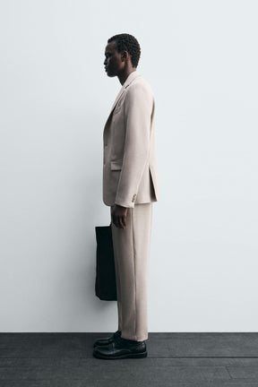 SLIM FIT SUIT TROUSERS - Image 4