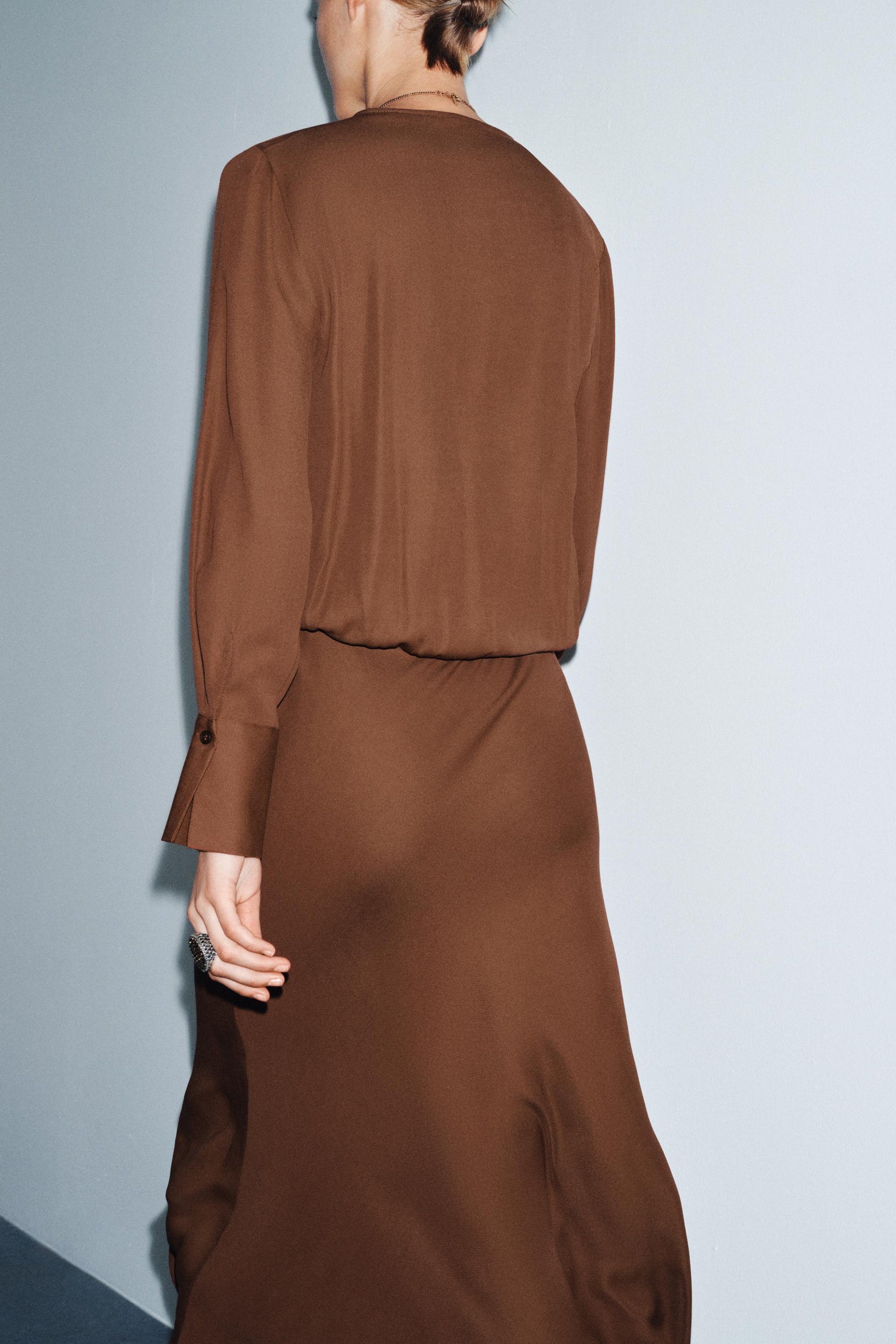 ZW COLLECTION LIMITED EDITION FLOWING WRAP DRESS - Image 3