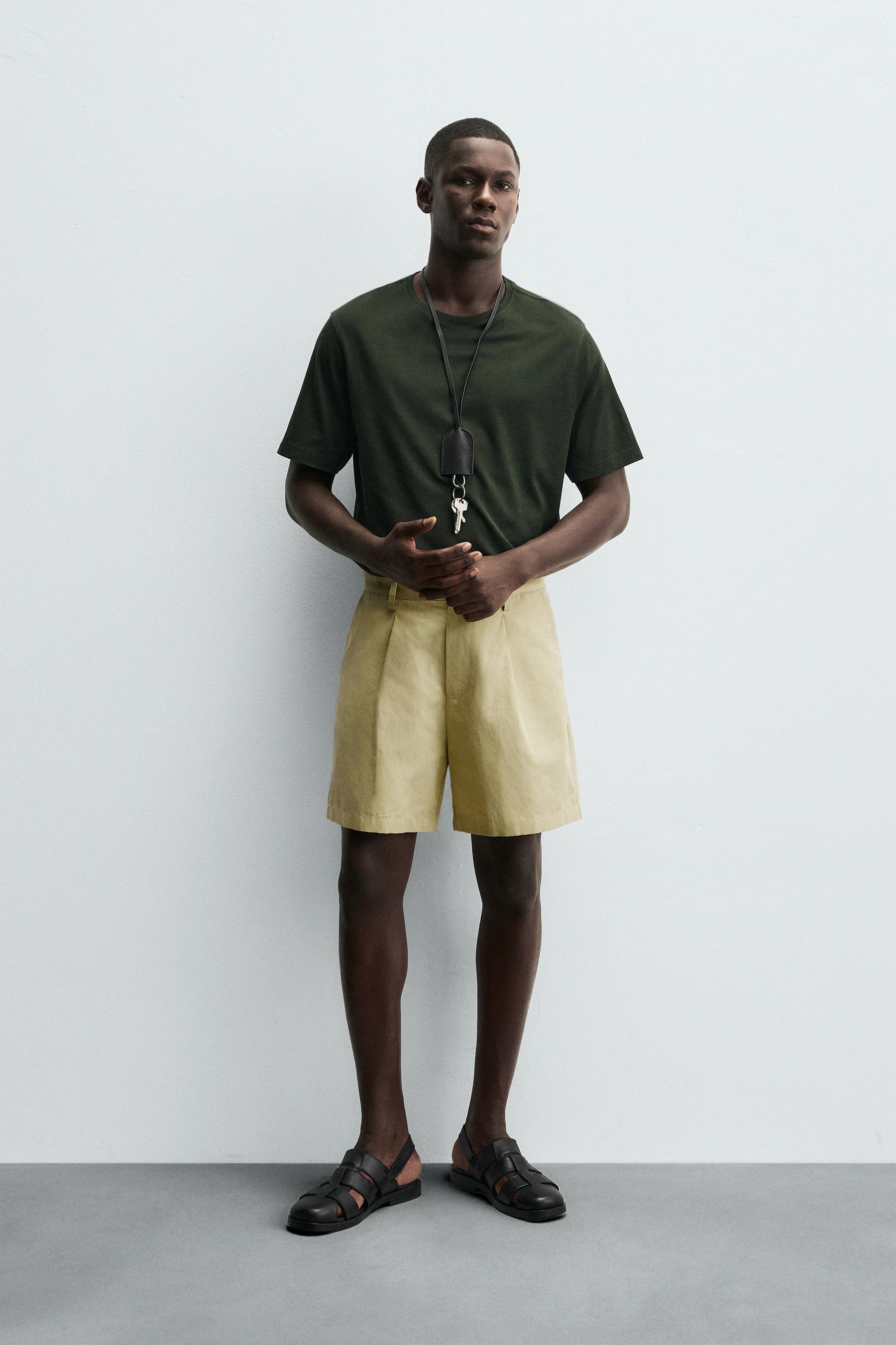 MERCERISED COTTON T-SHIRT - Image 1