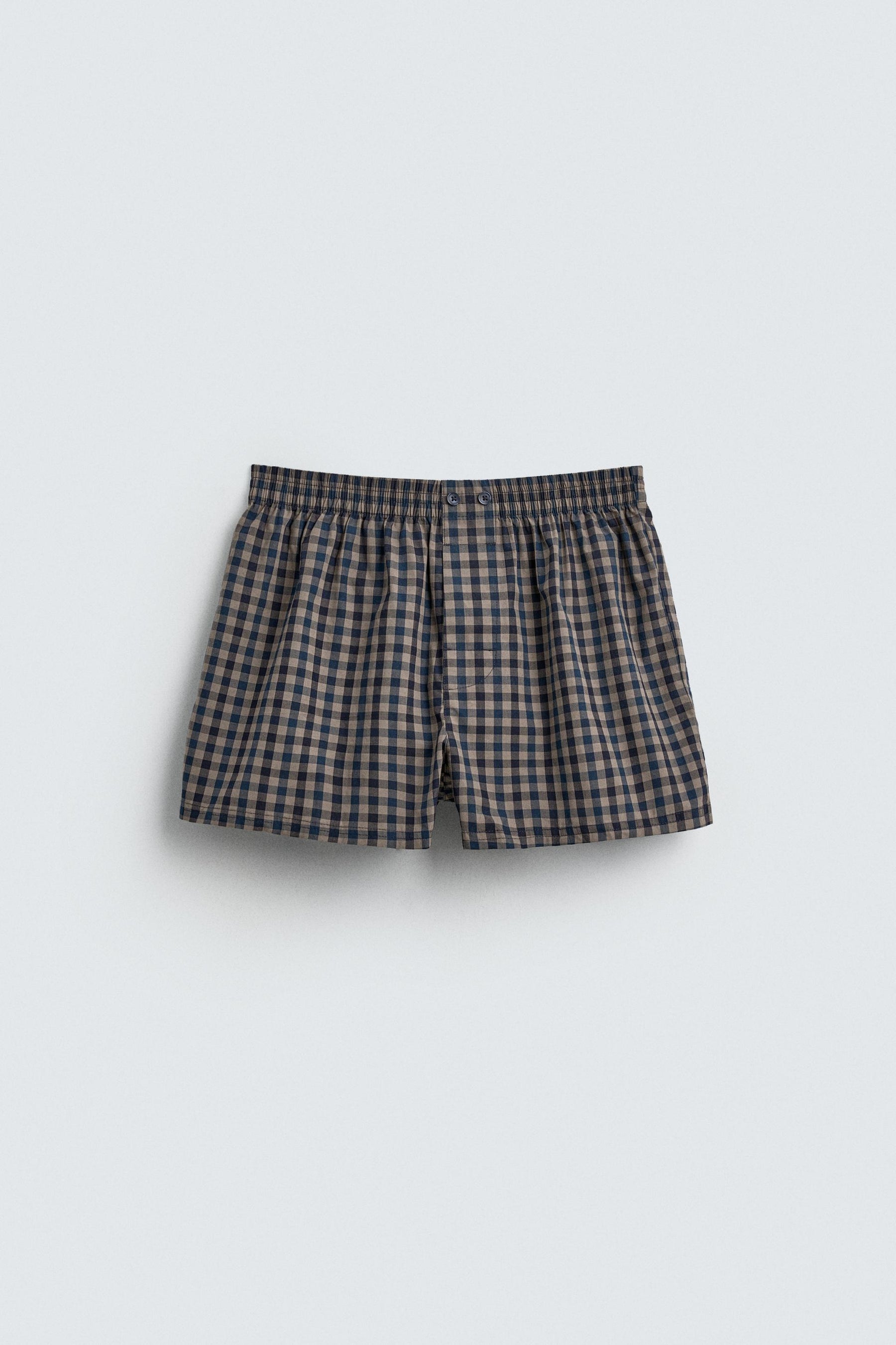 LIMITED EDITION CHECK POPLIN BOXERS - Image 4