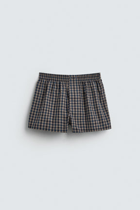 LIMITED EDITION CHECK POPLIN BOXERS - Image 4