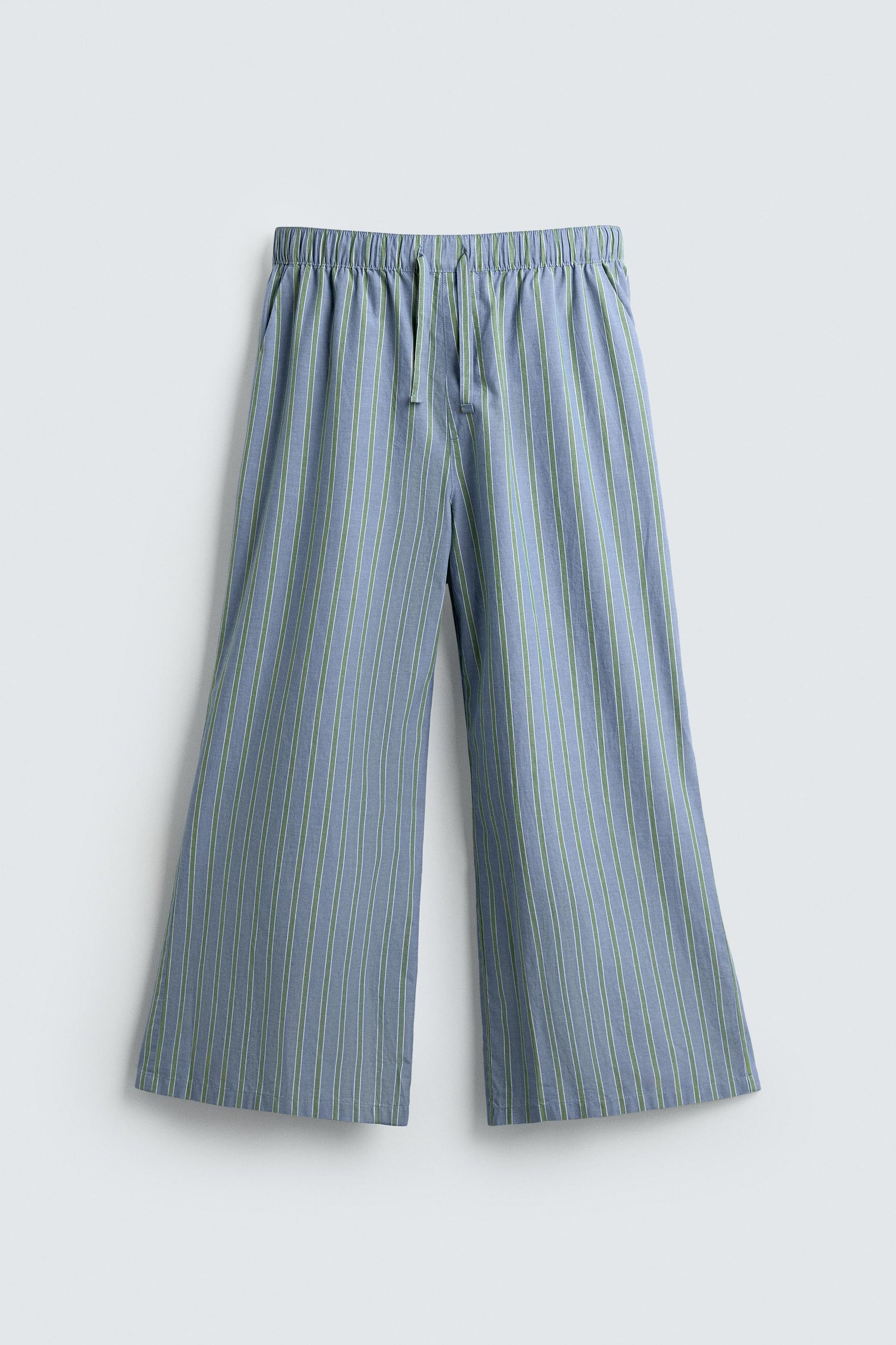 STRIPED OVERSIZE FIT TROUSERS - Image 7