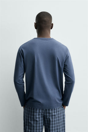 CHECKED COMBINED PYJAMA SET - Image 3