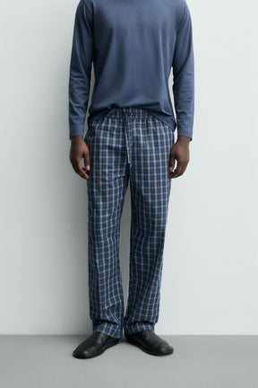 CHECKED COMBINED PYJAMA SET - Image 4