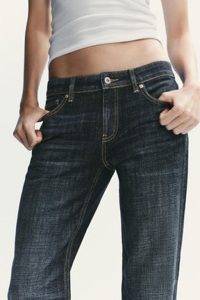 Straight Low-Rise Jeans