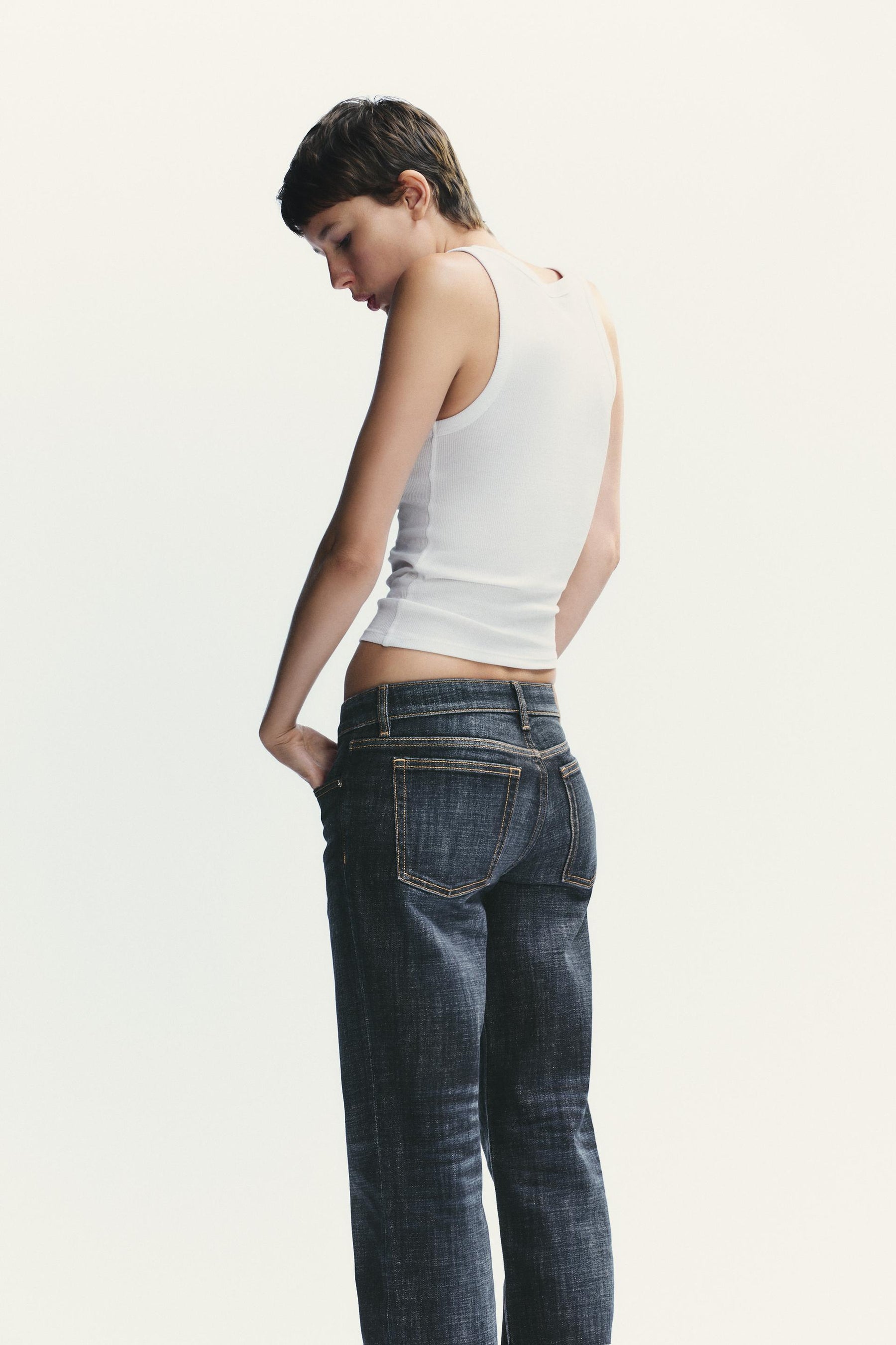 Straight Low-Rise Jeans