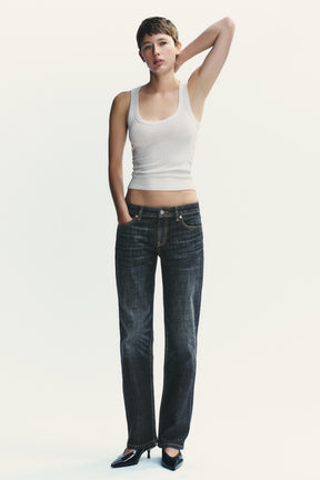Straight Low-Rise Jeans