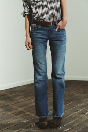 Bootcut Low-Rise Jeans