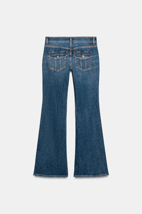 Bootcut Low-Rise Jeans