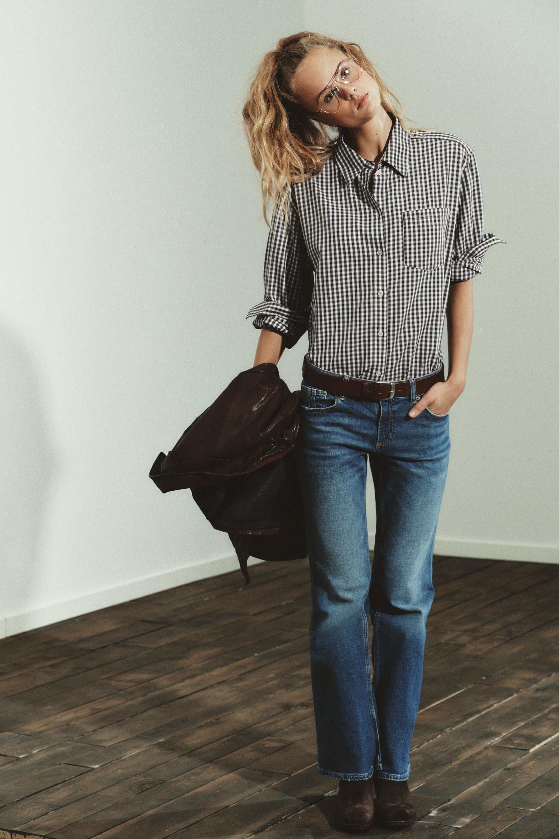 Bootcut Low-Rise Jeans