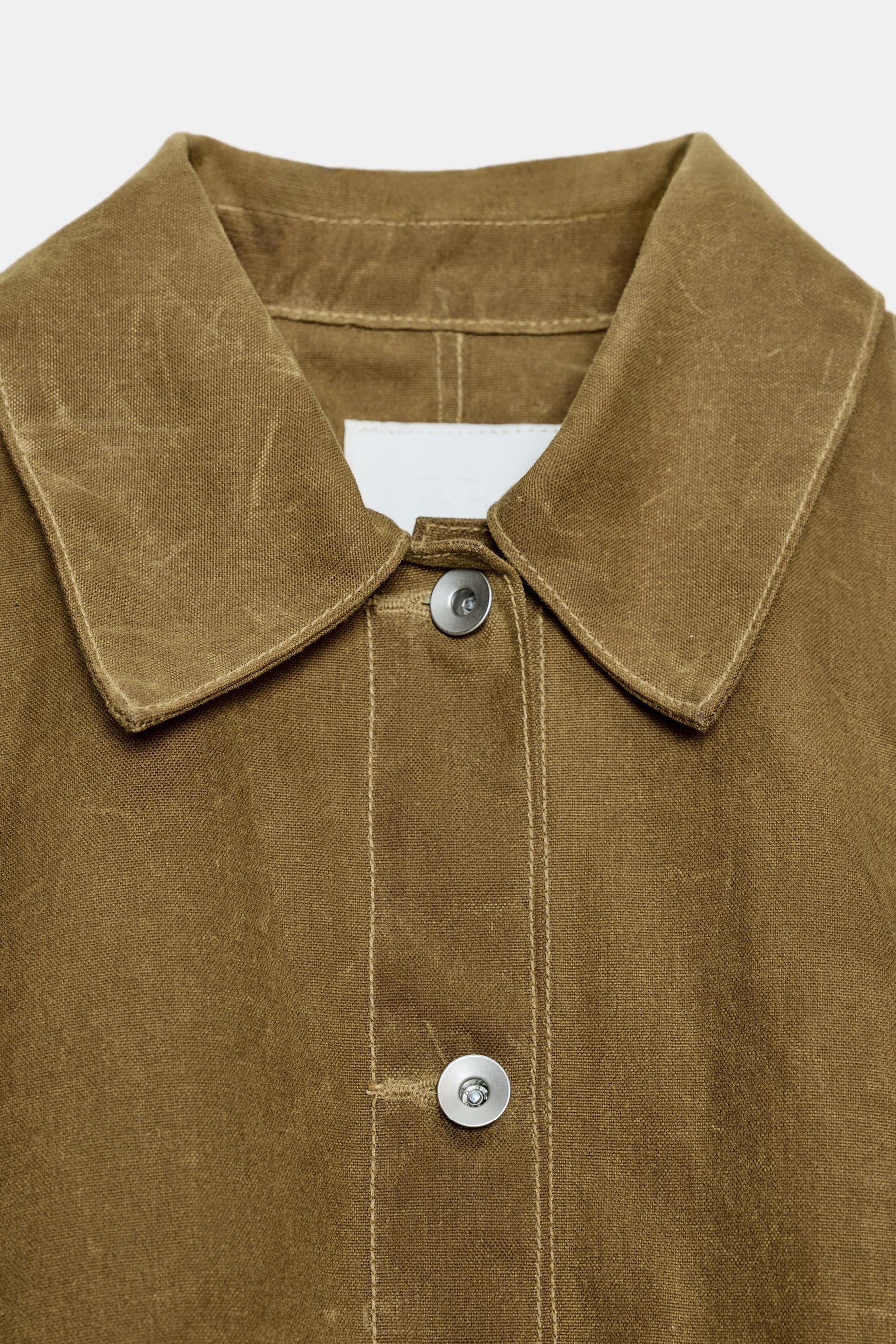 WAXED CAPE JACKET - Image 8