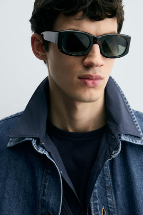 SHORT SLEEVE DENIM SHIRT - Image 5