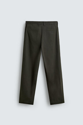 REGULAR FIT PLEATED TROUSERS - Image 7