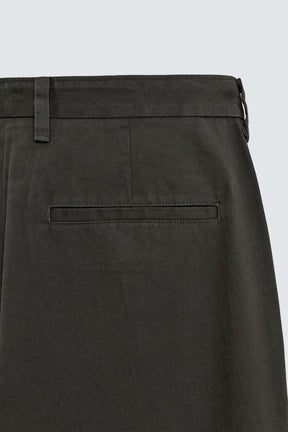 REGULAR FIT PLEATED TROUSERS - Image 9