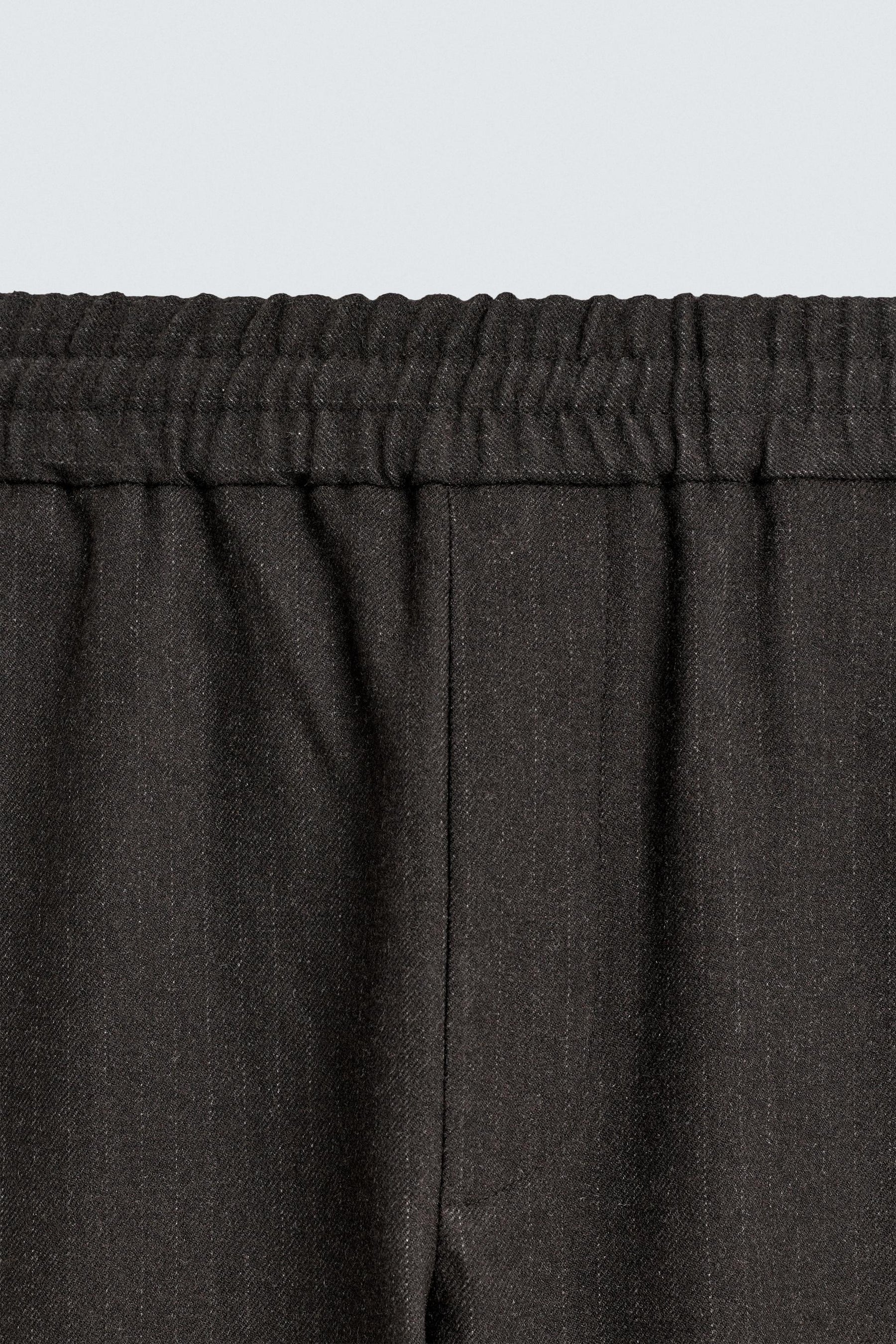 RELAXED FIT TEXTURED TROUSERS - Image 8