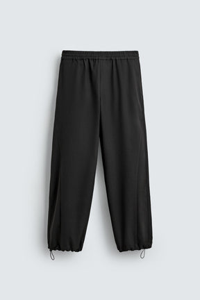 TEXTURED RELAXED FIT TROUSERS - Image 7